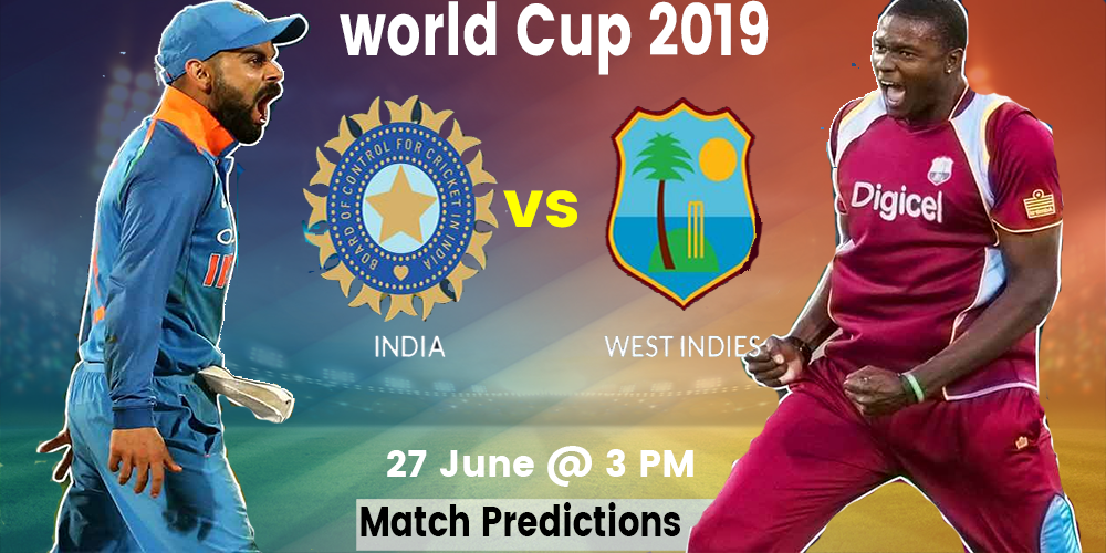 India vs West Indies World Cup 2019