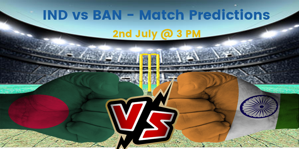 INDIA vs BANGLADESH WORLD CUP 2019