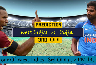 India vs West Indies 3rd ODI 2019